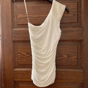 Forever 21 One Shoulder Stretch Top, Size Medium